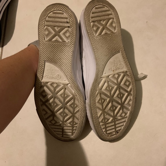 Converse White Sneakers - Picture 3 of 4